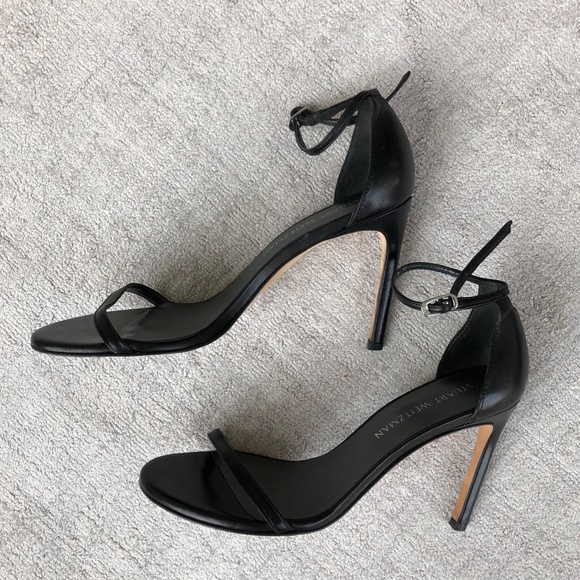 Stuart Weitzman black leather sandals in great condition - Picture 4 of 9